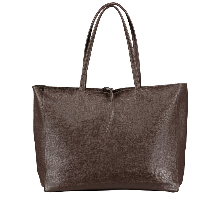 Shopper Dollaro Dunkelbraun, Farbe: braun, Marke: Hausfelder Manufaktur, EAN: 4065646003880, Abmessungen in cm: 38x31.5x12, Bild 1 von 6