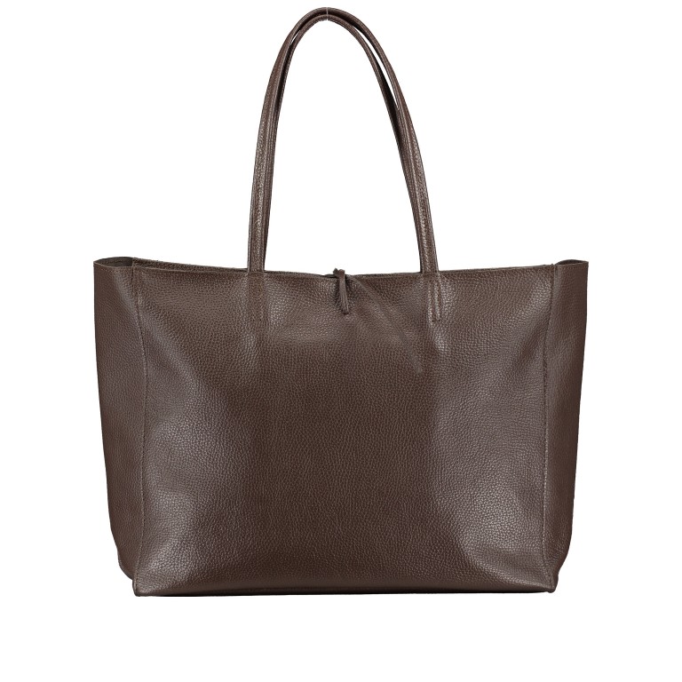 Shopper Dollaro Dunkelbraun, Farbe: braun, Marke: Hausfelder Manufaktur, EAN: 4065646003880, Abmessungen in cm: 38x31.5x12, Bild 3 von 6