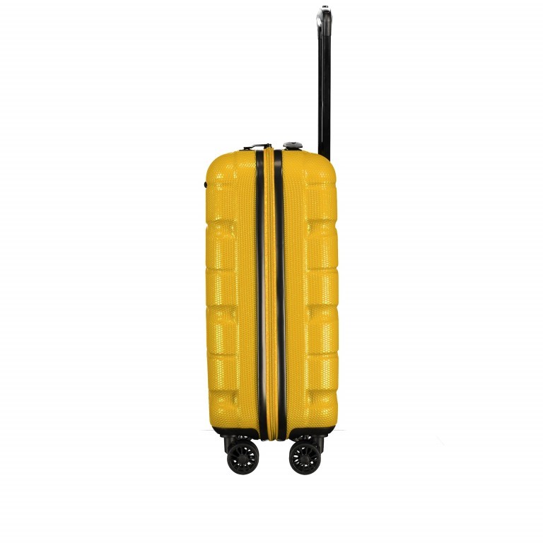 Koffer ABS13 53 cm Yellow, Farbe: gelb, Marke: Franky, Abmessungen in cm: 40x53x20, Bild 3 von 9