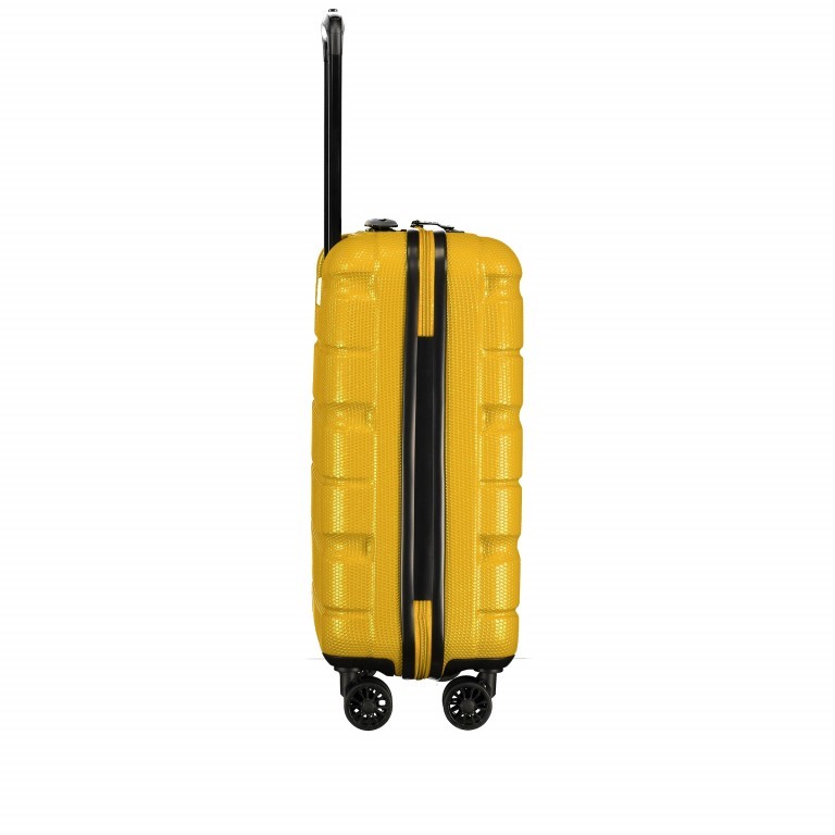 Koffer ABS13 53 cm Yellow, Farbe: gelb, Marke: Franky, Abmessungen in cm: 40x53x20, Bild 4 von 9