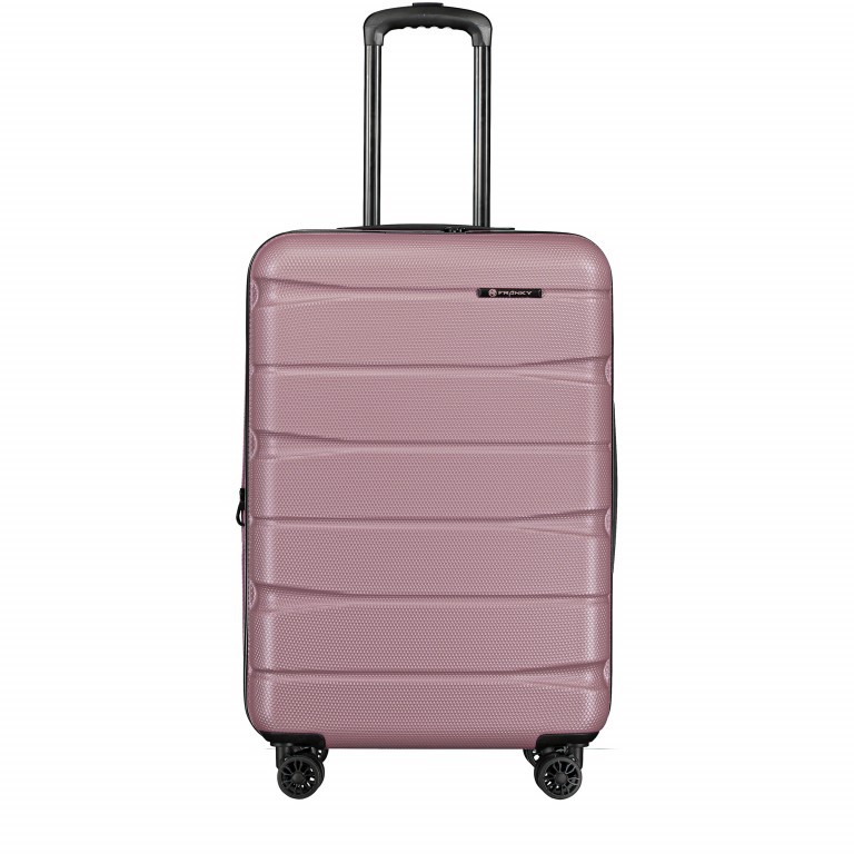 Koffer ABS13 66 cm Shiny Rose, Farbe: rosa/pink, Marke: Franky, EAN: 4251672721212, Abmessungen in cm: 44.5x66x28, Bild 1 von 10