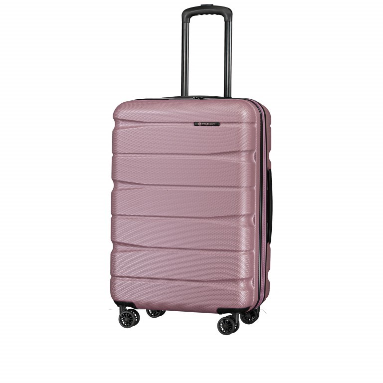 Koffer ABS13 66 cm Shiny Rose, Farbe: rosa/pink, Marke: Franky, EAN: 4251672721212, Abmessungen in cm: 44.5x66x28, Bild 2 von 10