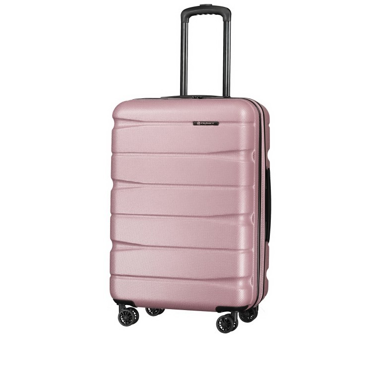 Koffer ABS13 66 cm Shiny Rose, Farbe: rosa/pink, Marke: Franky, EAN: 4251672721212, Abmessungen in cm: 44.5x66x28, Bild 2 von 10