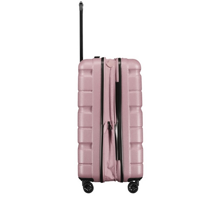 Koffer ABS13 66 cm Shiny Rose, Farbe: rosa/pink, Marke: Franky, EAN: 4251672721212, Abmessungen in cm: 44.5x66x28, Bild 4 von 10