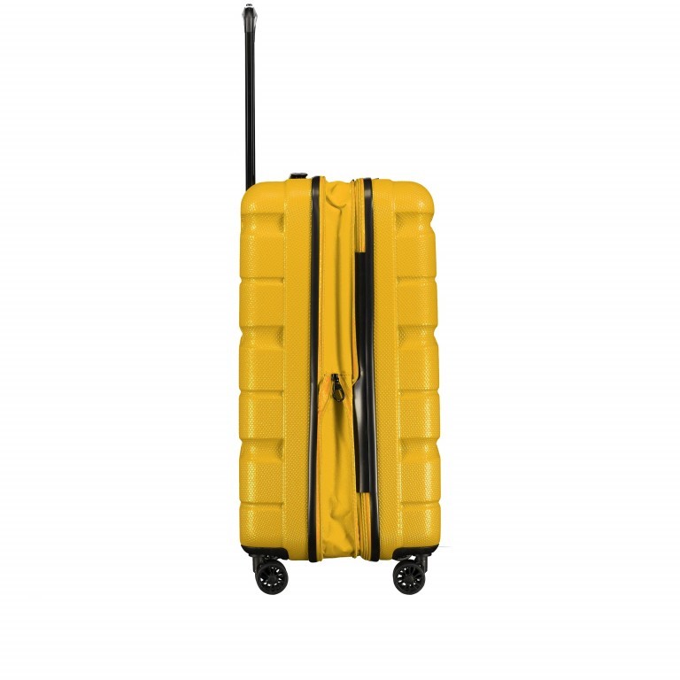 Koffer ABS13 66 cm Yellow, Farbe: gelb, Marke: Franky, EAN: 4251672721182, Abmessungen in cm: 44.5x66x28, Bild 4 von 10