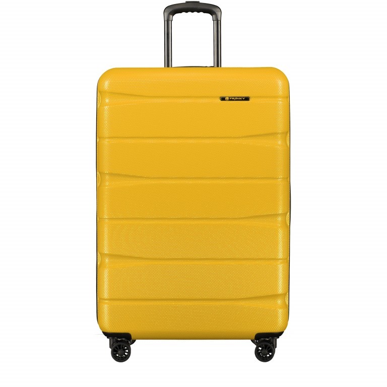 Koffer ABS13 76 cm Yellow, Farbe: gelb, Marke: Franky, Abmessungen in cm: 51x76x30, Bild 1 von 8