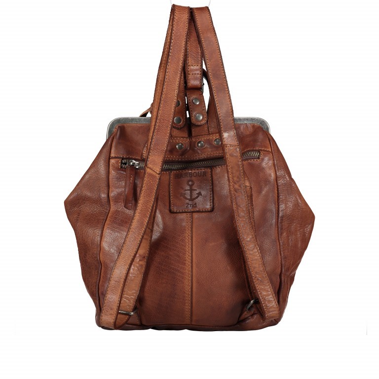 Rucksack Anchor-Love Anouk B3.9290 Charming Cognac, Farbe: cognac, Marke: Harbour 2nd, EAN: 4046478042193, Abmessungen in cm: 22x27x9, Bild 5 von 8