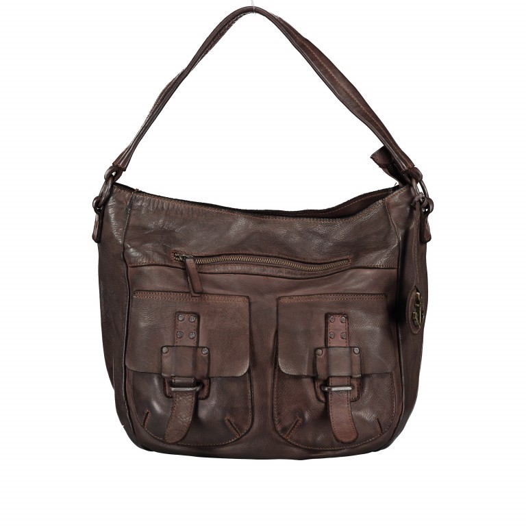 Beuteltasche Cool-Casual Ellida B3.6669 Chocolate Brown, Farbe: braun, Marke: Harbour 2nd, EAN: 4046478031449, Abmessungen in cm: 34x33x12, Bild 1 von 8