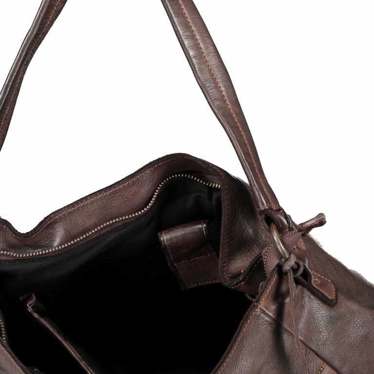 Beuteltasche Cool-Casual Ellida B3.6669 Chocolate Brown, Farbe: braun, Marke: Harbour 2nd, EAN: 4046478031449, Abmessungen in cm: 34x33x12, Bild 7 von 8