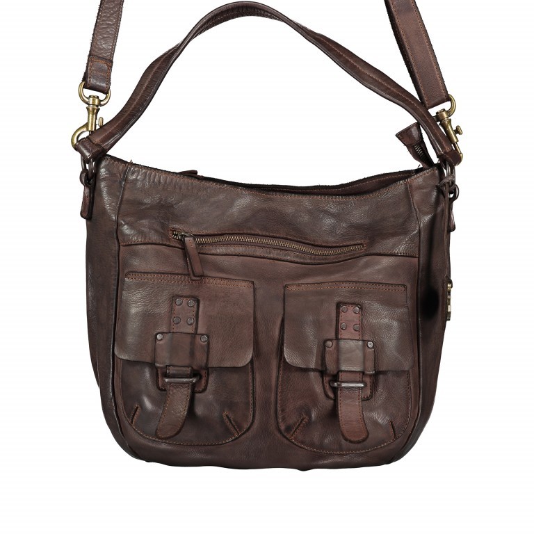 Beuteltasche Cool-Casual Ellida B3.6669 Chocolate Brown, Farbe: braun, Marke: Harbour 2nd, EAN: 4046478031449, Abmessungen in cm: 34x33x12, Bild 8 von 8