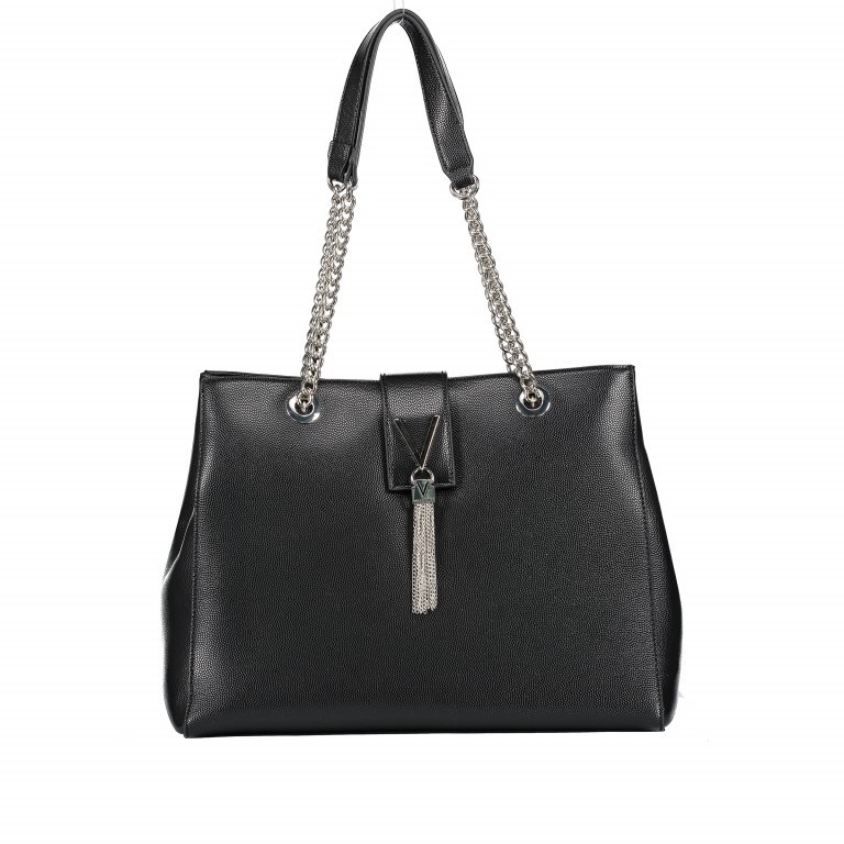 Handtasche Divina Nero, Farbe: schwarz, Marke: Valentino Bags, EAN: 8052790167489, Abmessungen in cm: 37.5x27.5x14, Bild 1 von 6