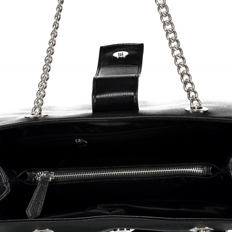 Handtasche Divina Nero, Farbe: schwarz, Marke: Valentino Bags, EAN: 8052790167489, Abmessungen in cm: 37.5x27.5x14, Bild 5 von 6