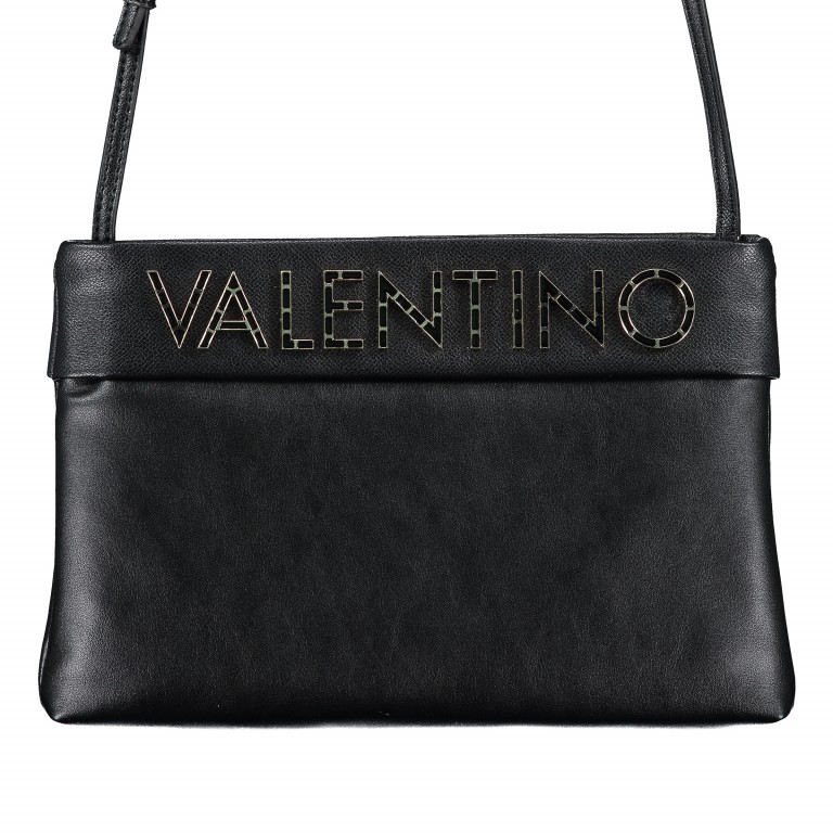 Umhängetasche Fisarmonica Nero, Farbe: schwarz, Marke: Valentino Bags, EAN: 8052790907153, Abmessungen in cm: 27x17x2.5, Bild 1 von 7