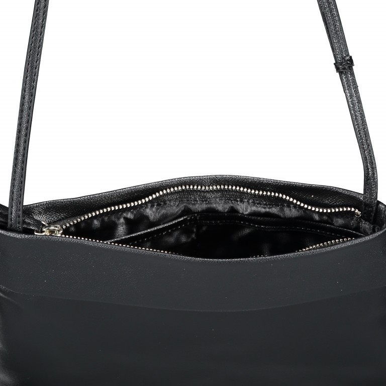 Umhängetasche Fisarmonica Nero, Farbe: schwarz, Marke: Valentino Bags, EAN: 8052790907153, Abmessungen in cm: 27x17x2.5, Bild 7 von 7