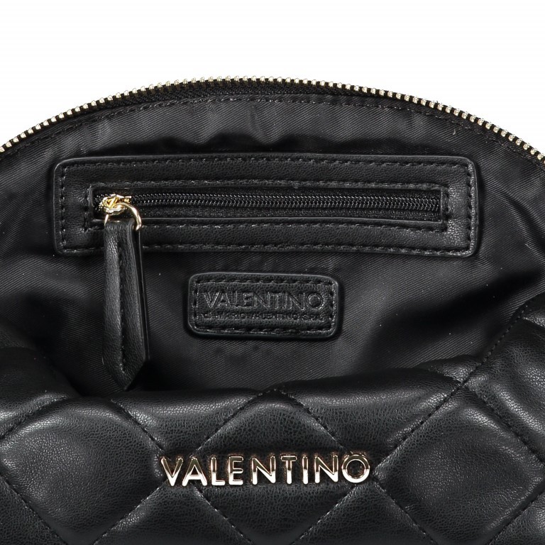 Kosmetiketui Ocarina Nero, Farbe: schwarz, Marke: Valentino Bags, EAN: 8054942226280, Abmessungen in cm: 23x14x7, Bild 4 von 5