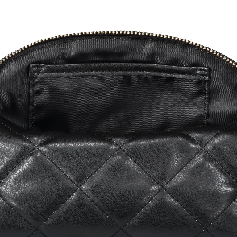 Kosmetiketui Ocarina, Farbe: schwarz, rot/weinrot, beige, Marke: Valentino Bags, Abmessungen in cm: 23x14x7, Bild 5 von 5
