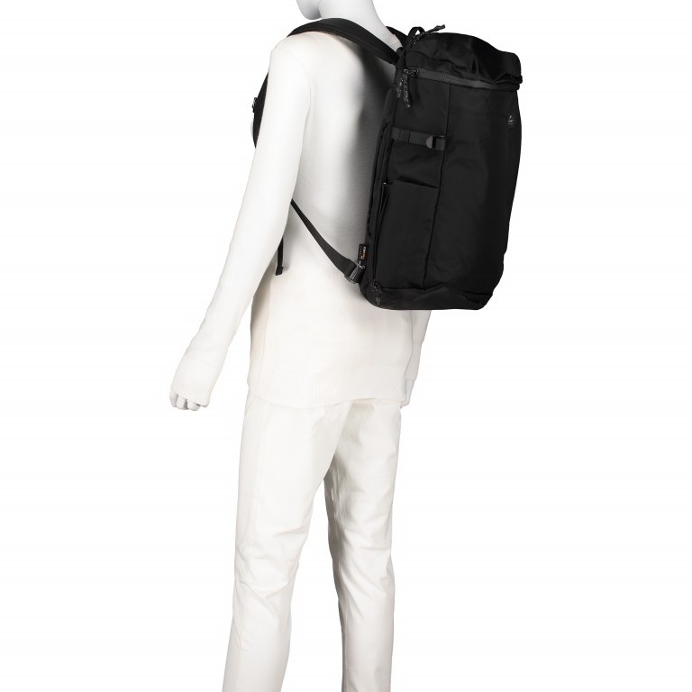 Laptoptasche Sturdy auch als Rucksack zu tragen Volumen 20 Liter Black, Farbe: schwarz, Marke: Doughnut, EAN: 4895222500805, Abmessungen in cm: 26x45x16, Bild 4 von 14