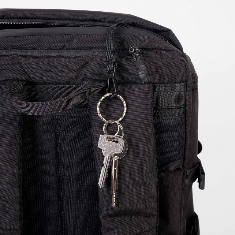 Lapttoptasche Sturdy auch als Rucksack zu tragen Volumen 20 Liter Black, Farbe: schwarz, Marke: Doughnut, EAN: 4895222500805, Abmessungen in cm: 26x45x16, Bild 8 von 14