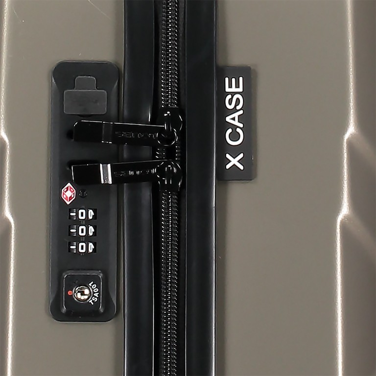Koffer X Case 50 cm Anthra, Farbe: anthrazit, Marke: Loubs, Abmessungen in cm: 39x54x22, Bild 10 von 11