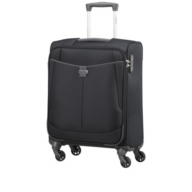 Koffer Adair Spinner 55 Black, Farbe: schwarz, Marke: Samsonite, EAN: 5414847934438, Abmessungen in cm: 40x55x20, Bild 2 von 7