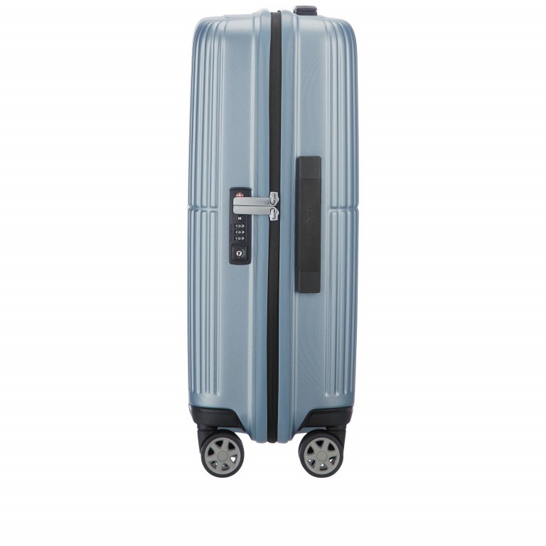Koffer Orfeo Spinner 55 Sky Silver, Farbe: blau/petrol, Marke: Samsonite, EAN: 5414847812590, Abmessungen in cm: 40x55x20, Bild 2 von 12