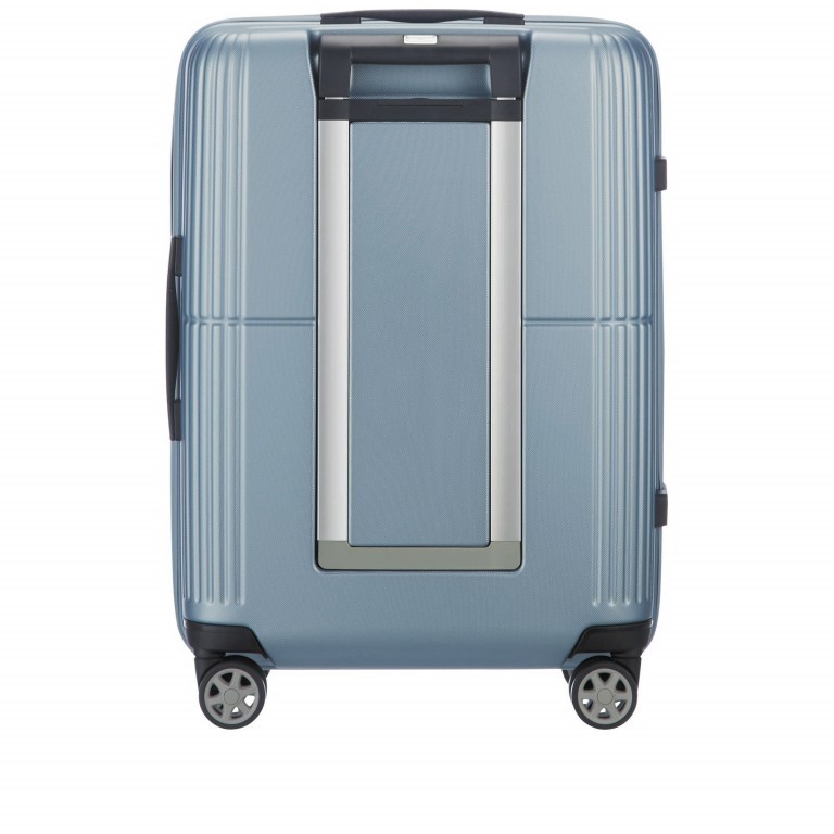 Koffer Orfeo Spinner 55 Sky Silver, Farbe: blau/petrol, Marke: Samsonite, EAN: 5414847812590, Abmessungen in cm: 40x55x20, Bild 4 von 12