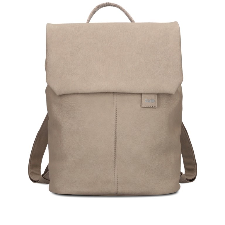 Rucksack Mademoiselle MR13 Nubuk Cappuccino, Farbe: braun, Marke: Zwei, EAN: 4250257935587, Abmessungen in cm: 34.5x37x12, Bild 1 von 6