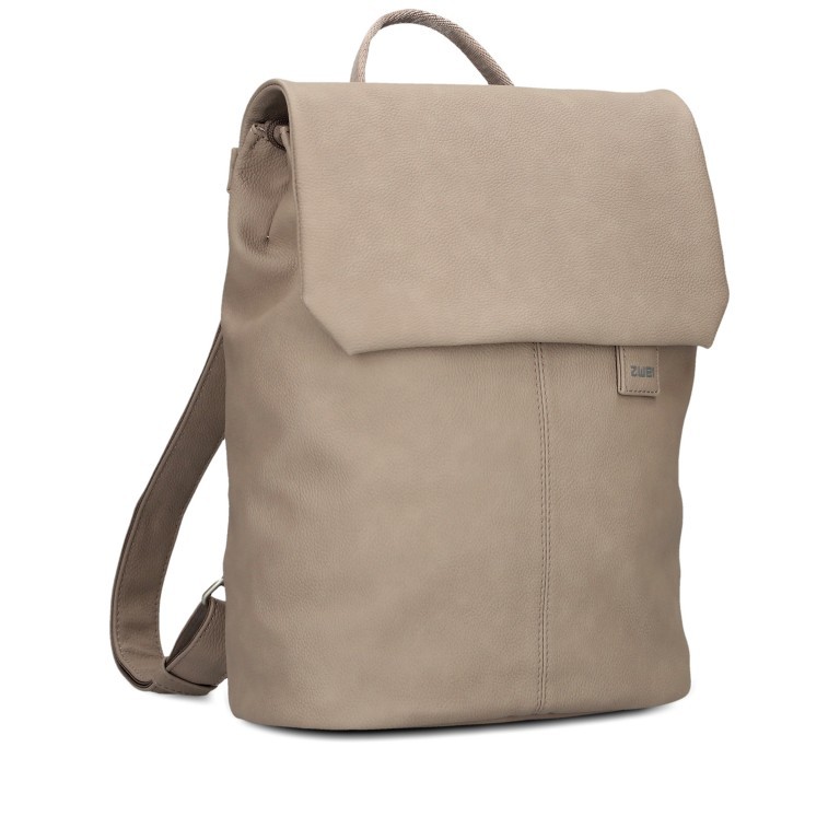 Rucksack Mademoiselle MR13 Nubuk Cappuccino, Farbe: braun, Marke: Zwei, EAN: 4250257935587, Abmessungen in cm: 34.5x37x12, Bild 2 von 6