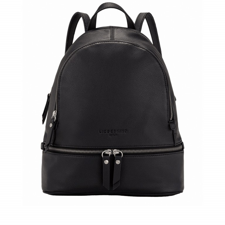 Rucksack Basic Alita Backpack Black, Farbe: schwarz, Marke: Liebeskind Berlin, EAN: 4064657324793, Abmessungen in cm: 27x30x12, Bild 1 von 5