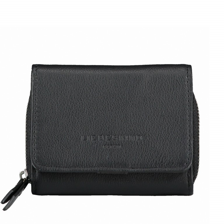 Geldbörse Basic Pablita Wallet Black, Farbe: schwarz, Marke: Liebeskind Berlin, EAN: 4064657324649, Abmessungen in cm: 11x9x2.5, Bild 1 von 4