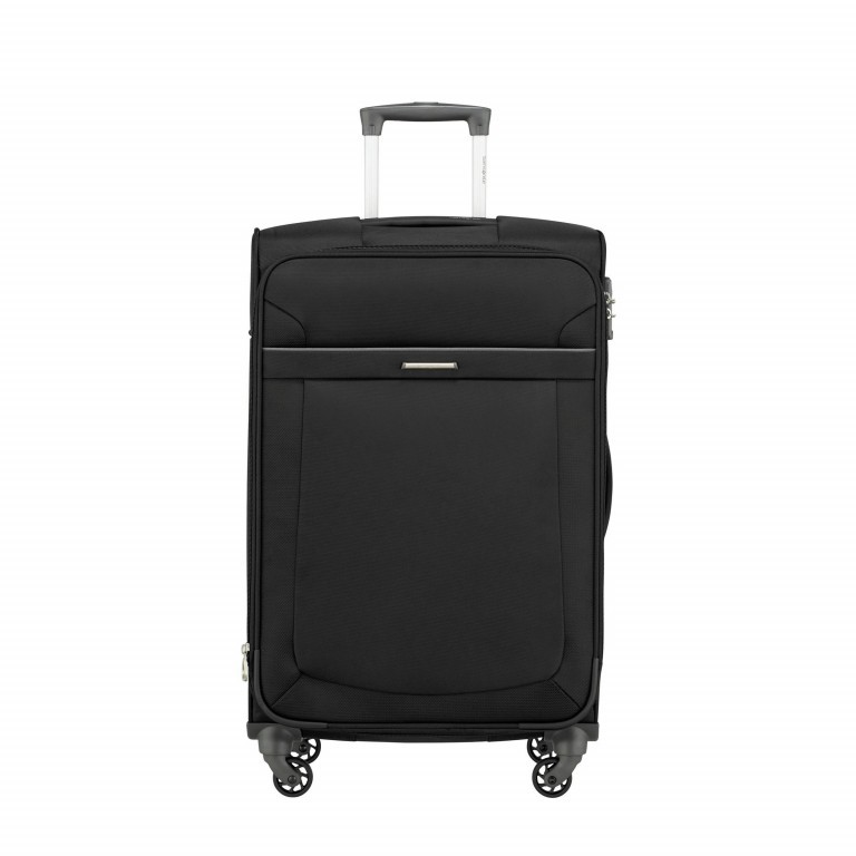 Koffer Anafi Spinner 63 erweiterbar Black, Farbe: schwarz, Marke: Samsonite, EAN: 5400520003768, Abmessungen in cm: 43x70x27, Bild 1 von 12