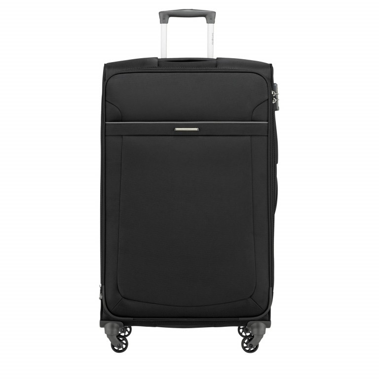 Koffer Anafi Spinner 81 erweiterbar Black, Farbe: schwarz, Marke: Samsonite, EAN: 5400520003805, Abmessungen in cm: 48x81x29, Bild 1 von 12