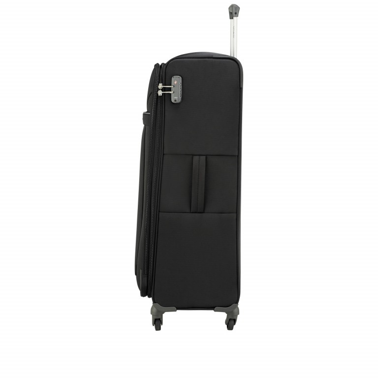 Koffer Anafi Spinner 81 erweiterbar Black, Farbe: schwarz, Marke: Samsonite, EAN: 5400520003805, Abmessungen in cm: 48x81x29, Bild 3 von 12