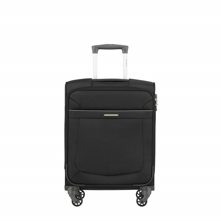 Koffer Anafi Spinner 55 Black, Farbe: schwarz, Marke: Samsonite, EAN: 5400520003720, Abmessungen in cm: 40x55x20, Bild 1 von 12