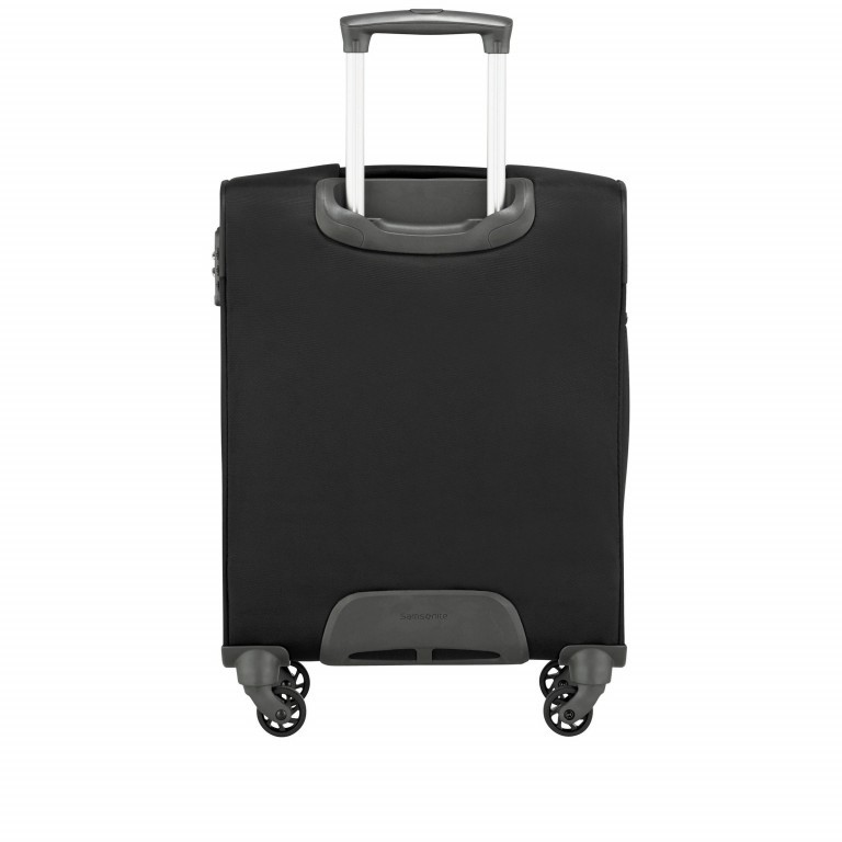 Koffer Anafi Spinner 55 Black, Farbe: schwarz, Marke: Samsonite, EAN: 5400520003720, Abmessungen in cm: 40x55x20, Bild 5 von 12