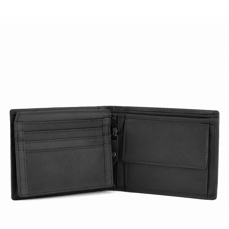 Geldbörse Alvina Black, Farbe: schwarz, Marke: The Chesterfield Brand, EAN: 8719241028705, Abmessungen in cm: 13x10.3x2, Bild 4 von 6