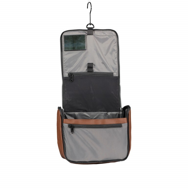 Kulturbeutel New Islands Benno Volumen 5 Liter Tobacco, Farbe: braun, Marke: Vaude, EAN: 4052285862480, Abmessungen in cm: 24.5x22.5x12.5, Bild 9 von 10