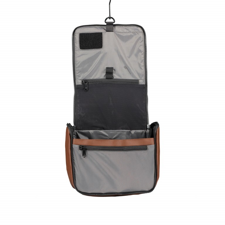 Kulturbeutel New Islands Benno Volumen 5 Liter Tobacco, Farbe: braun, Marke: Vaude, EAN: 4052285862480, Abmessungen in cm: 24.5x22.5x12.5, Bild 5 von 10