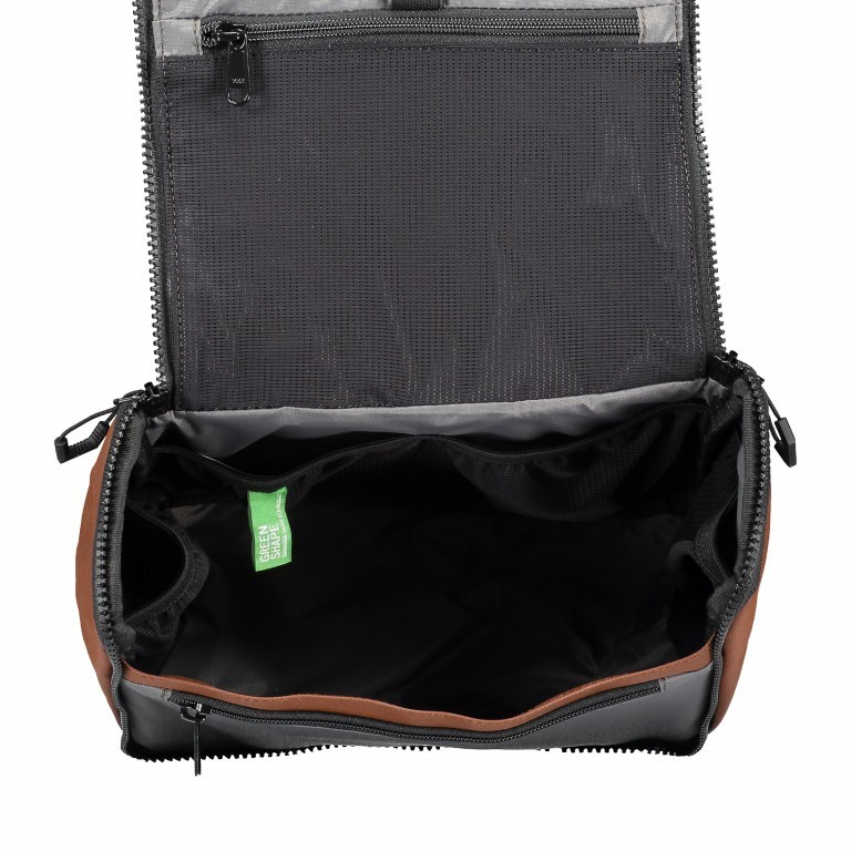 Kulturbeutel New Islands Benno Volumen 5 Liter Tobacco, Farbe: braun, Marke: Vaude, EAN: 4052285862480, Abmessungen in cm: 24.5x22.5x12.5, Bild 6 von 10