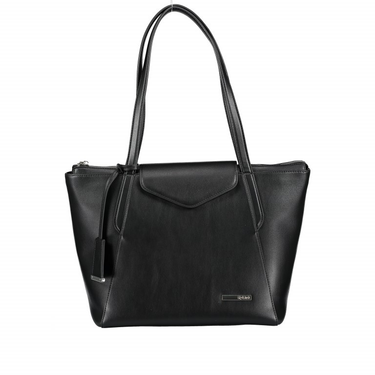Handtasche LILY&JACK HELENA Schwarz, Farbe: schwarz, Marke: Swissdigital, Abmessungen in cm: 44x28x15, Bild 1 von 8