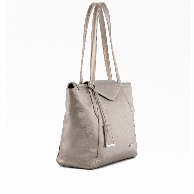 Handtasche LILY&JACK HELENA Silber, Farbe: metallic, Marke: Swissdigital, Abmessungen in cm: 44x28x15, Bild 2 von 8