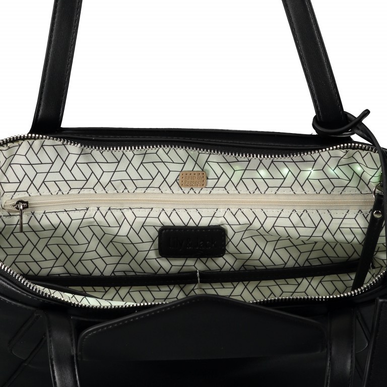 Handtasche LILY&JACK HELENA Silber, Farbe: metallic, Marke: Swissdigital, Abmessungen in cm: 44x28x15, Bild 7 von 8