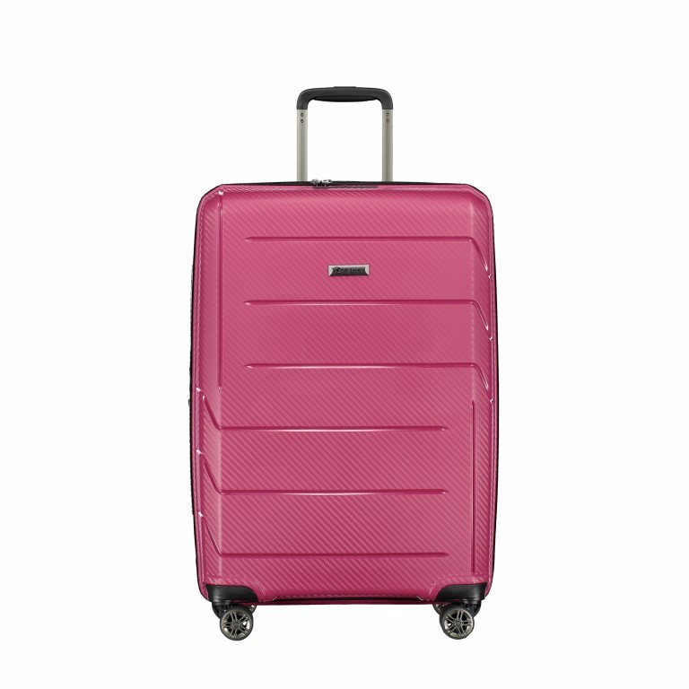Koffer PP9 66 cm Berry, Farbe: rot/weinrot, Marke: Franky, EAN: 4251672722684, Abmessungen in cm: 46x66x27, Bild 1 von 8