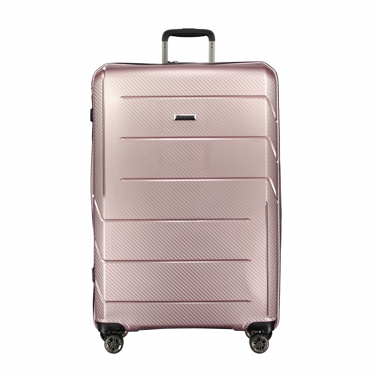 Koffer PP9 77 cm Shiny Rose, Farbe: rosa/pink, Marke: Franky, EAN: 4251672722752, Abmessungen in cm: 52x77x29, Bild 1 von 8