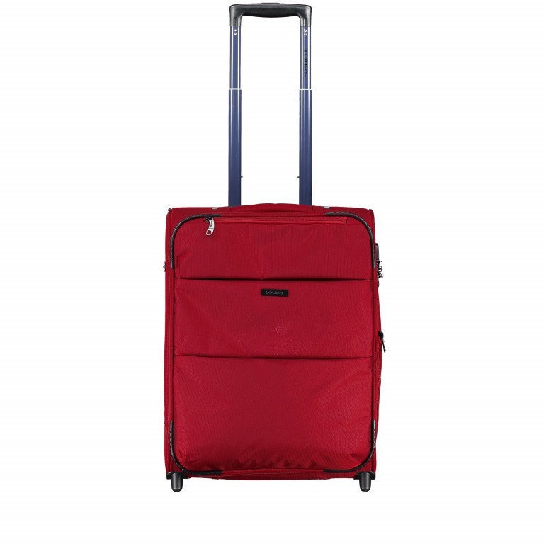 Koffer Adelaide Neo 2-Rollen 50 cm Rot, Farbe: rot/weinrot, Marke: Loubs, EAN: 4046468154011, Abmessungen in cm: 38x54x22, Bild 1 von 4