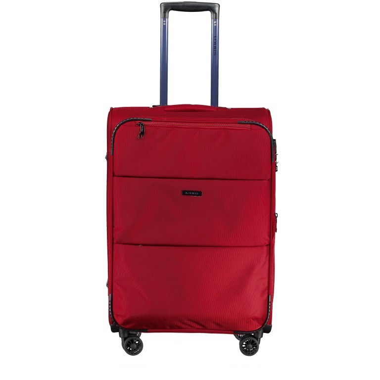 Koffer Adelaide Neo M 60 cm Rot, Farbe: rot/weinrot, Marke: Loubs, EAN: 4046468154028, Abmessungen in cm: 41x66x28, Bild 1 von 4