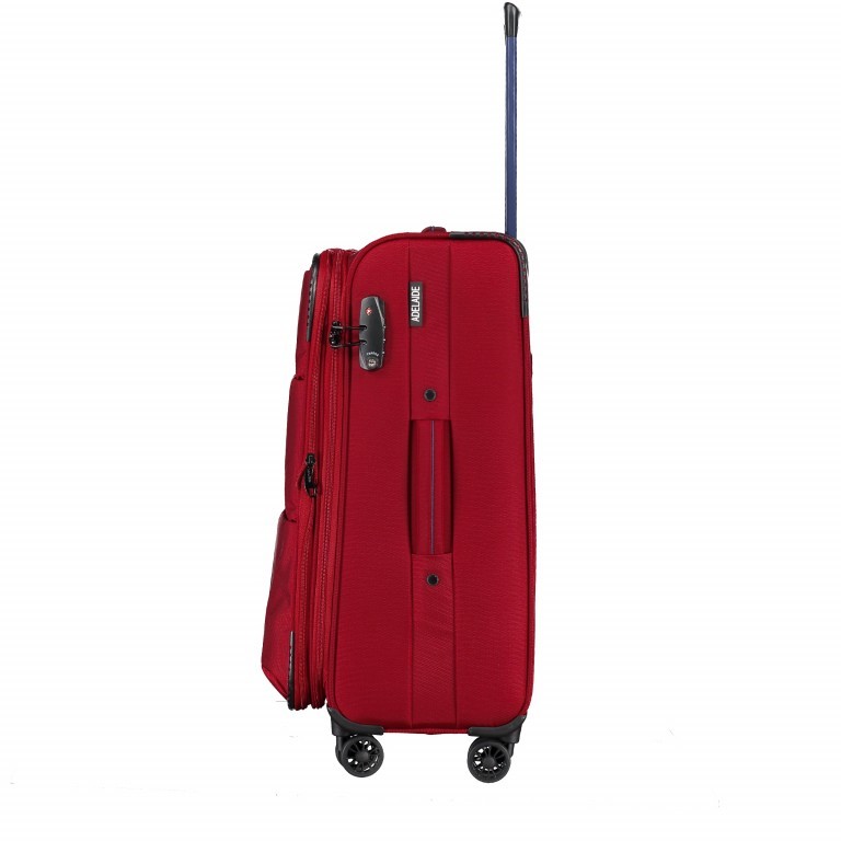 Koffer Adelaide Neo M 60 cm Rot, Farbe: rot/weinrot, Marke: Loubs, EAN: 4046468154028, Abmessungen in cm: 41x66x28, Bild 2 von 4