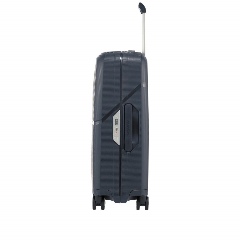 Koffer Magnum Spinner 55 Dark Blue, Farbe: blau/petrol, Marke: Samsonite, EAN: 5414847884566, Abmessungen in cm: 40x55x20, Bild 3 von 8