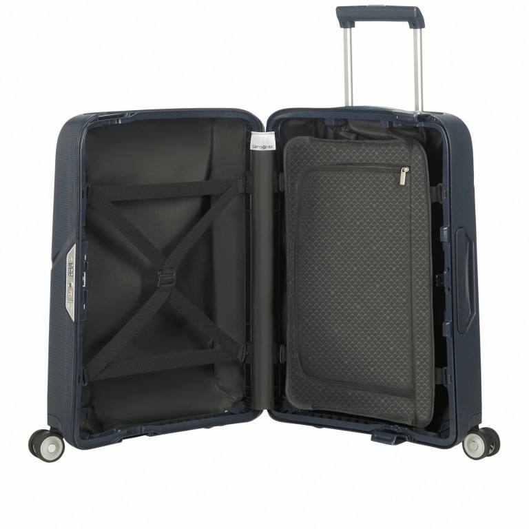 Koffer Magnum Spinner 55 Dark Blue, Farbe: blau/petrol, Marke: Samsonite, EAN: 5414847884566, Abmessungen in cm: 40x55x20, Bild 6 von 8