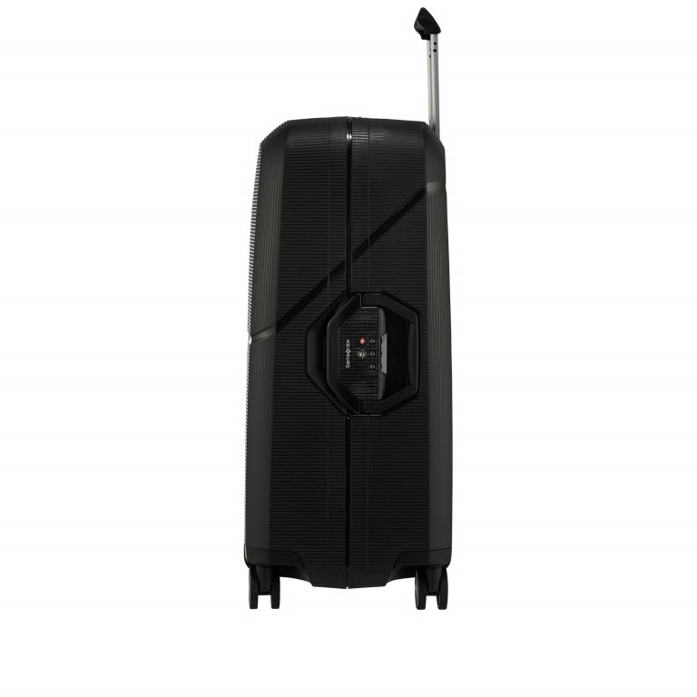 Koffer Magnum Spinner 69 Black, Farbe: schwarz, Marke: Samsonite, EAN: 5414847884603, Abmessungen in cm: 48x69x30, Bild 3 von 7